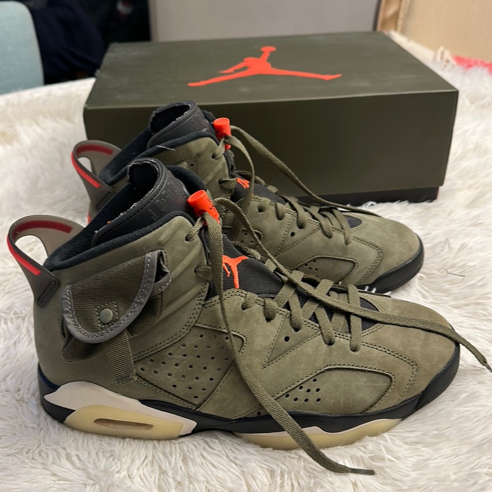 Air Jordan Retro 6 Cactus Jack Travis Scott Sneakers men size 11 CN1084-200